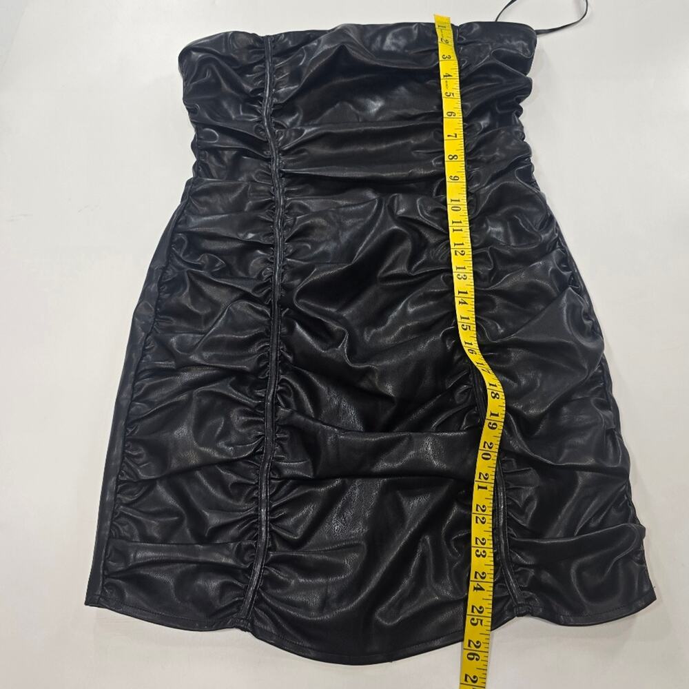 Superdown Lily Ruched Mini Dress in Black - Picture 15 of 15